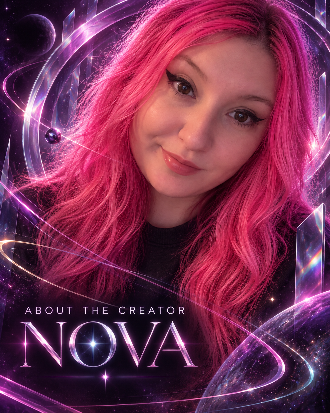About the Creator — NOVA dimensional portrait artwork